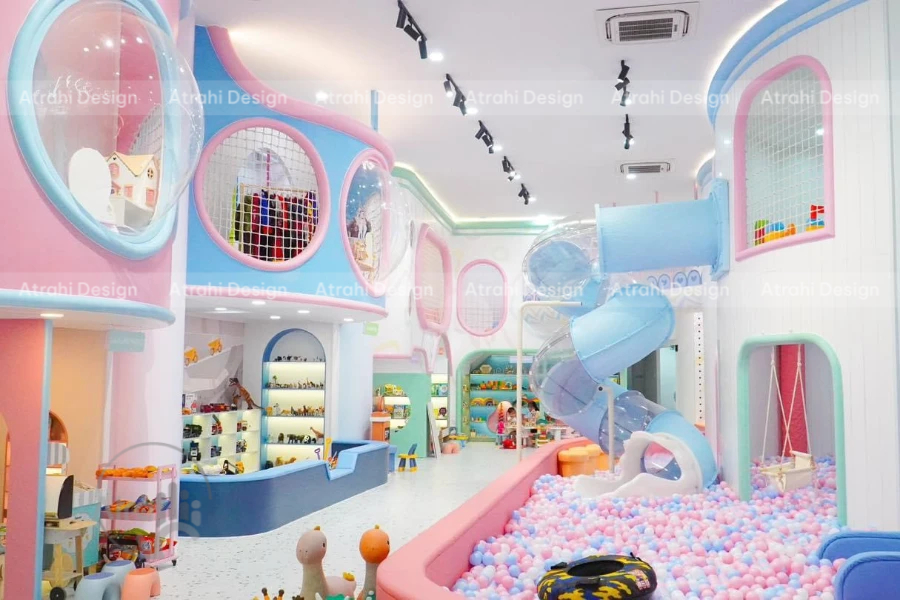 Khu Vui Chơi Kẹo Ngọt Lalaland Premium Kid Cafe – Thế Giới Sắc Màu Dành Cho Trẻ Em 02