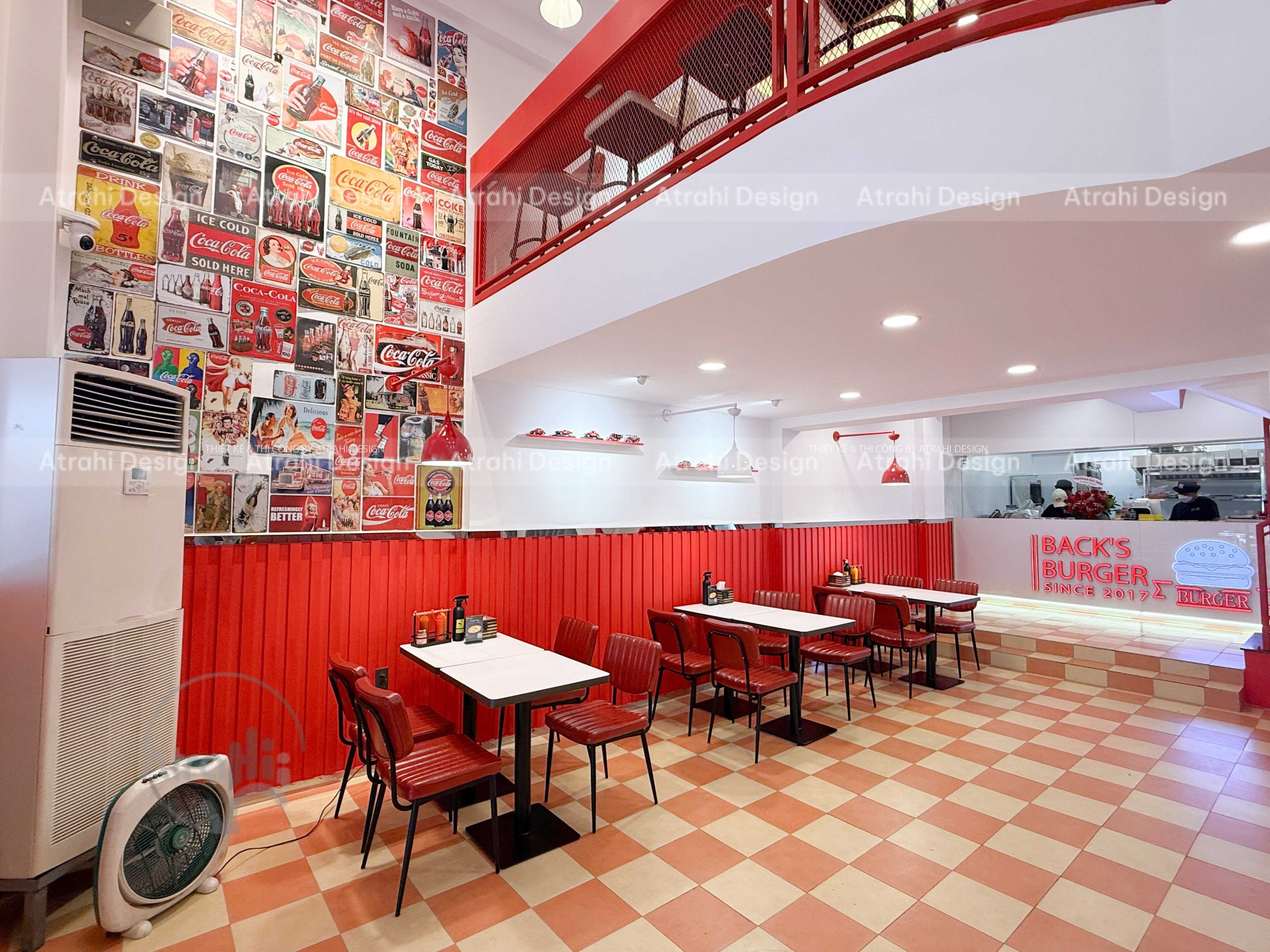 Thiết kế nhà hàng burger Back’s Burger – Không gian Âu Mỹ hiện đại giữa lòng Quận 7 01