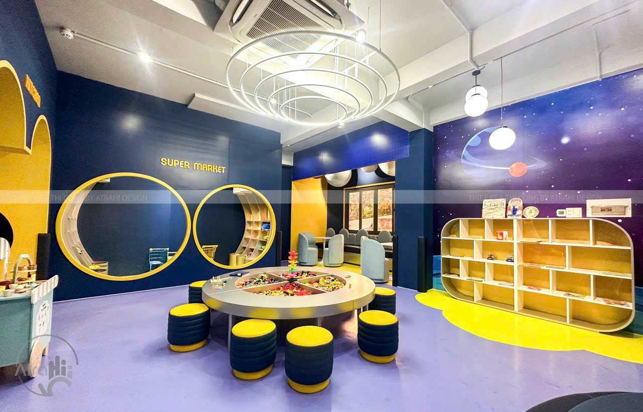 AstroLand Premium Kids Cafe – Thiết kế khu vui chơi thiếu nhi chủ đề vũ trụ