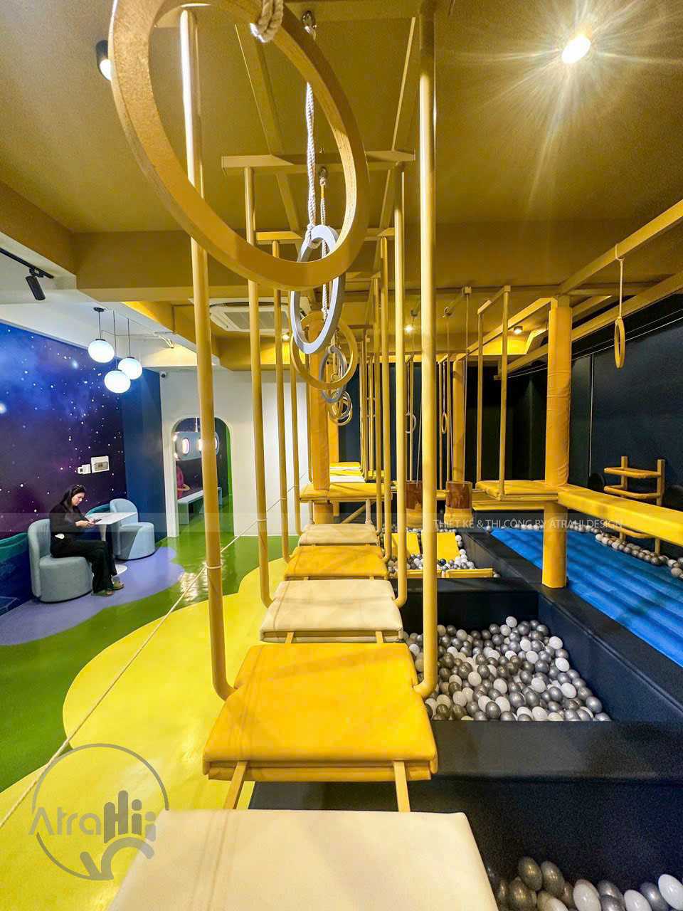 AstroLand Premium Kids Cafe – Thiết kế khu vui chơi thiếu nhi chủ đề vũ trụ