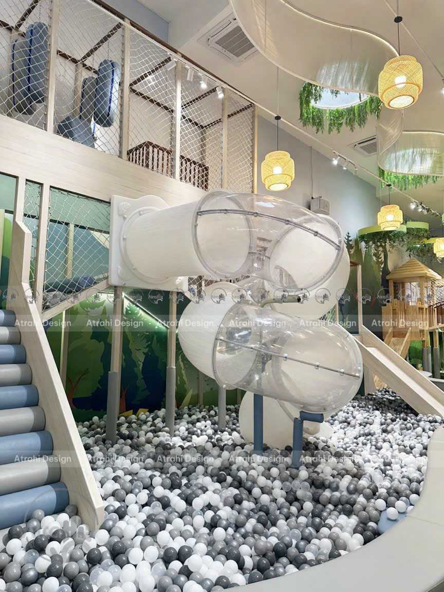 Thiết kế khu vui chơi trong nhà MikoPark Premium Kidsplay Cafe
