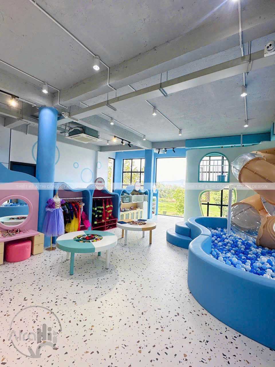 Trung Nguyên E-Coffee Kidsplay – Khu vui chơi Ninh Thuận kết hợp cà phê