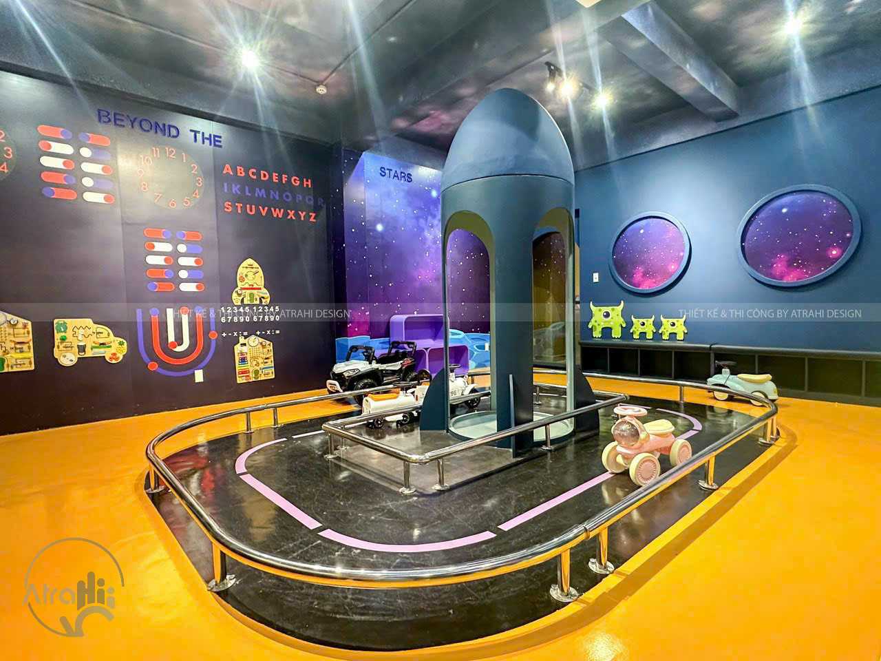 AstroLand Premium Kids Cafe – Thiết kế khu vui chơi thiếu nhi chủ đề vũ trụ