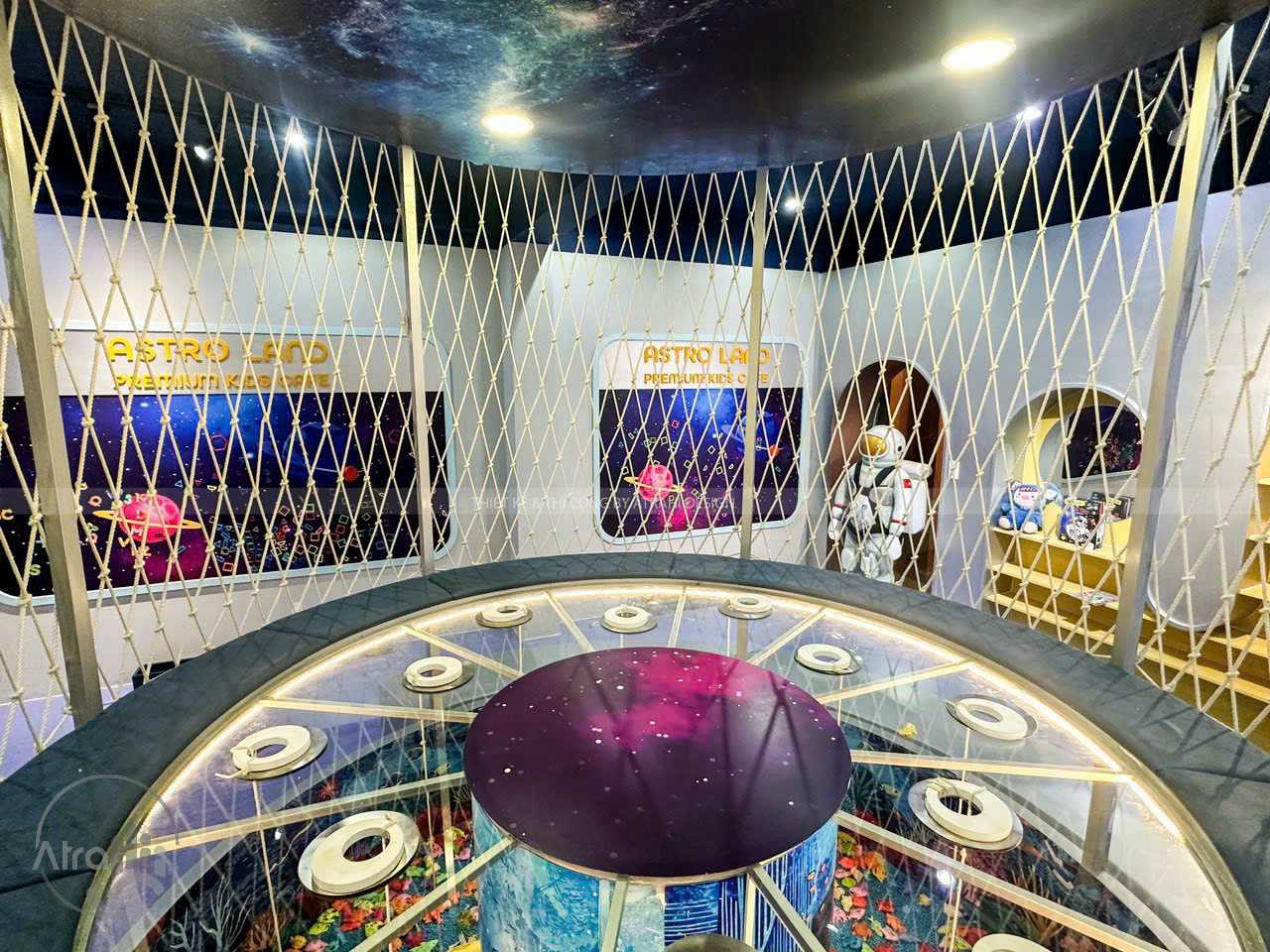 AstroLand Premium Kids Cafe – Thiết kế khu vui chơi thiếu nhi chủ đề vũ trụ