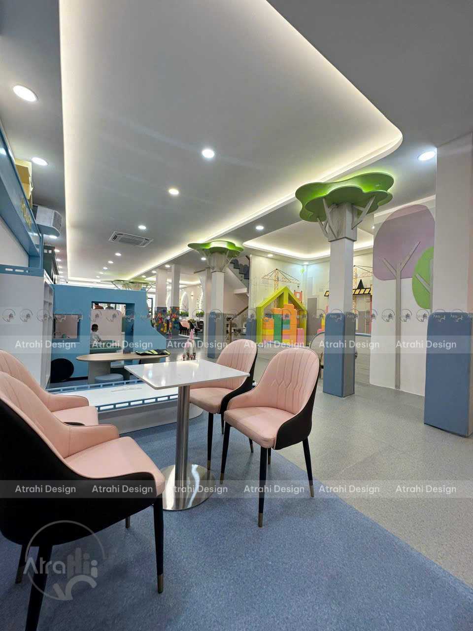 Thiết kế khu vui chơi trong nhà MikoPark Premium Kidsplay Cafe
