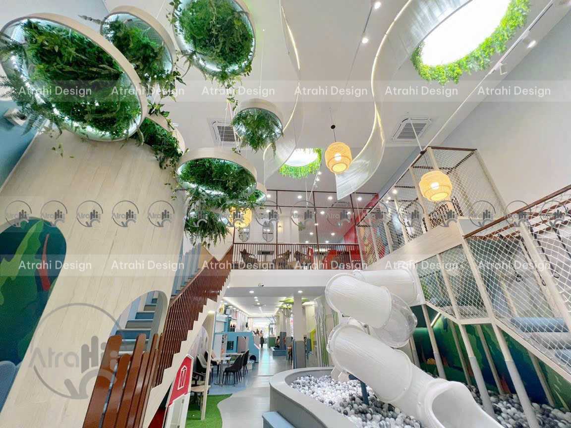 Thiết kế khu vui chơi trong nhà MikoPark Premium Kidsplay Cafe