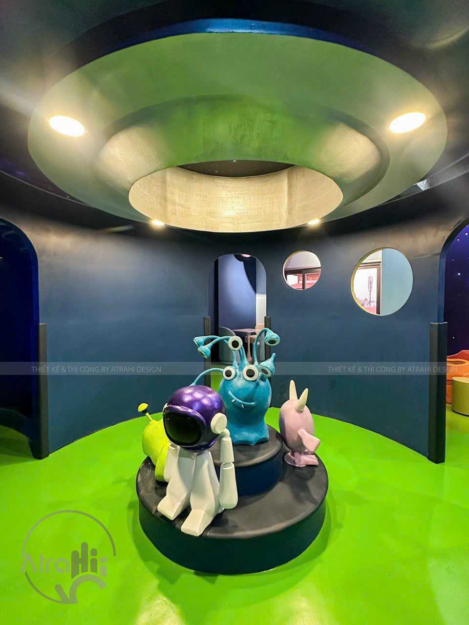 AstroLand Premium Kids Cafe – Thiết kế khu vui chơi thiếu nhi chủ đề vũ trụ