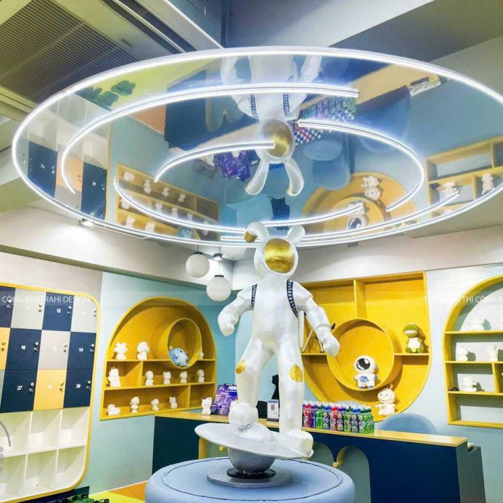 AstroLand Premium Kids Cafe – Thiết kế khu vui chơi thiếu nhi chủ đề vũ trụ 7
