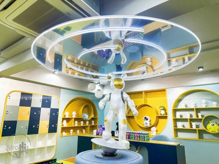AstroLand Premium Kids Cafe – Thiết kế khu vui chơi thiếu nhi chủ đề vũ trụ 5