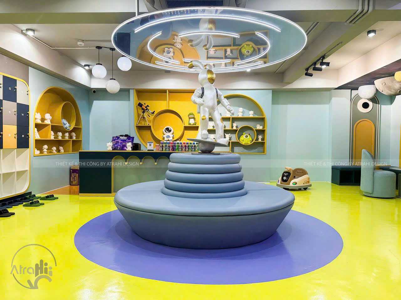 AstroLand Premium Kids Cafe – Thiết kế khu vui chơi thiếu nhi chủ đề vũ trụ