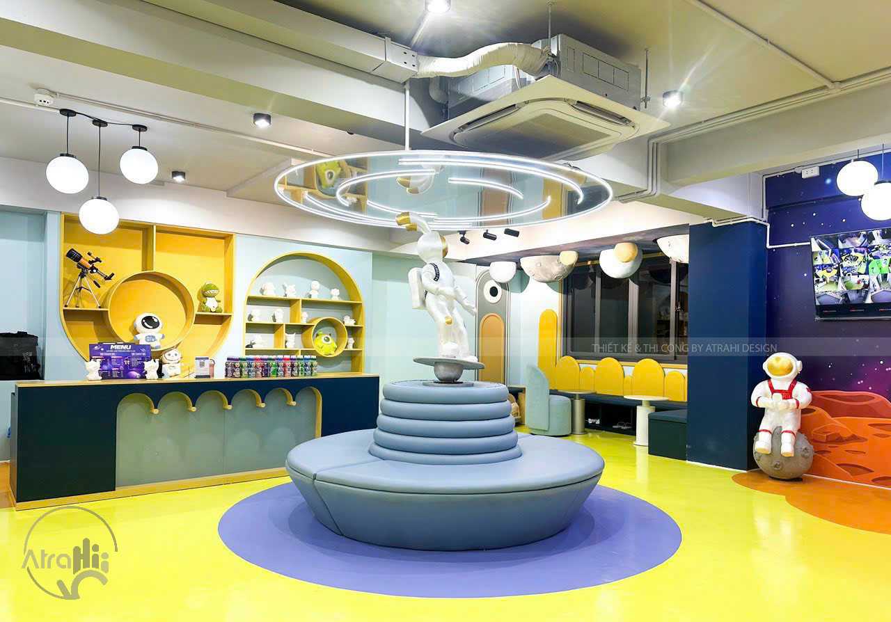 AstroLand Premium Kids Cafe – Thiết kế khu vui chơi thiếu nhi chủ đề vũ trụ