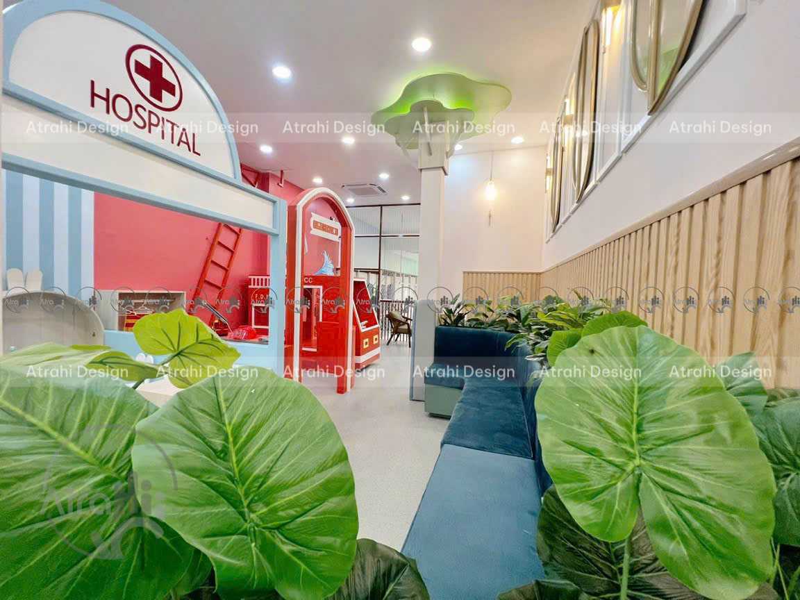Thiết kế khu vui chơi trong nhà MikoPark Premium Kidsplay Cafe