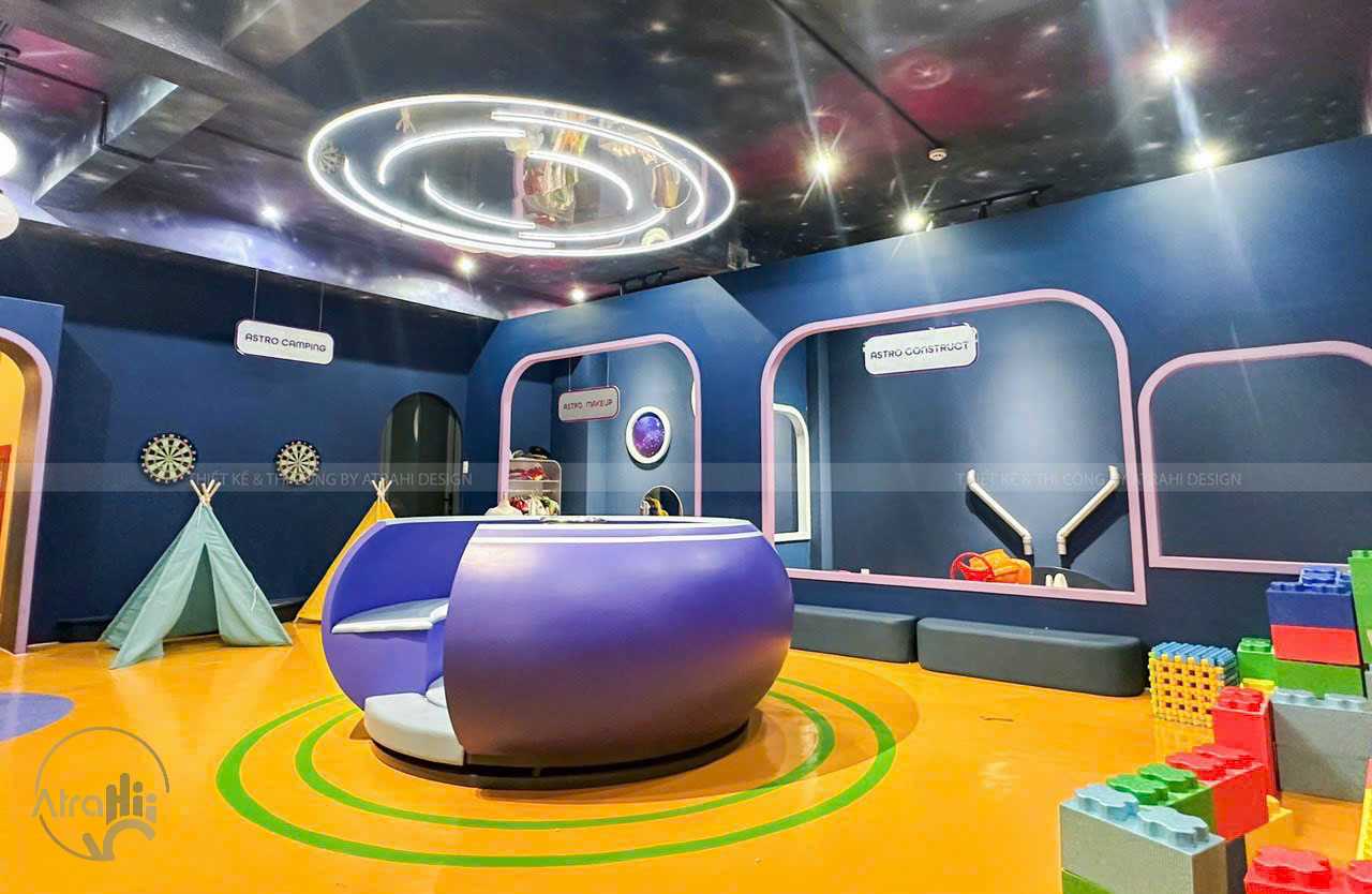 AstroLand Premium Kids Cafe – Thiết kế khu vui chơi thiếu nhi chủ đề vũ trụ