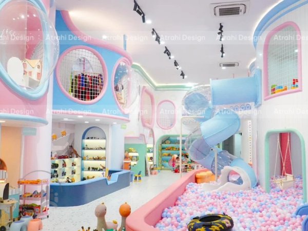 Khu Vui Chơi Kẹo Ngọt Lalaland Premium Kid Cafe – Thế Giới Sắc Màu Dành Cho Trẻ Em 11