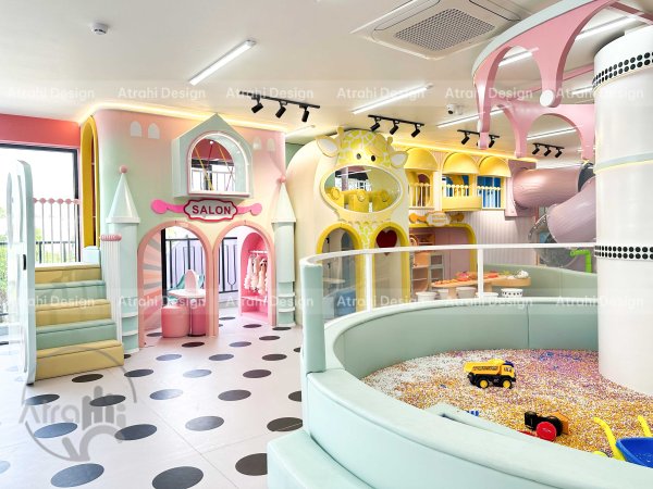 Thiết kế khu vui chơi chủ đề rạp xiếc - Cam Be Bé Kidsplay Cafe 21