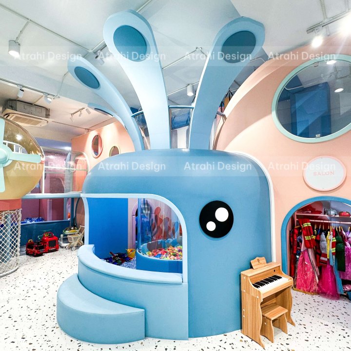 Thiết kế kids cafe trọn gói TiGold Kids Cafe – Không gian đại dương sáng tạo tại Gò Vấp 5