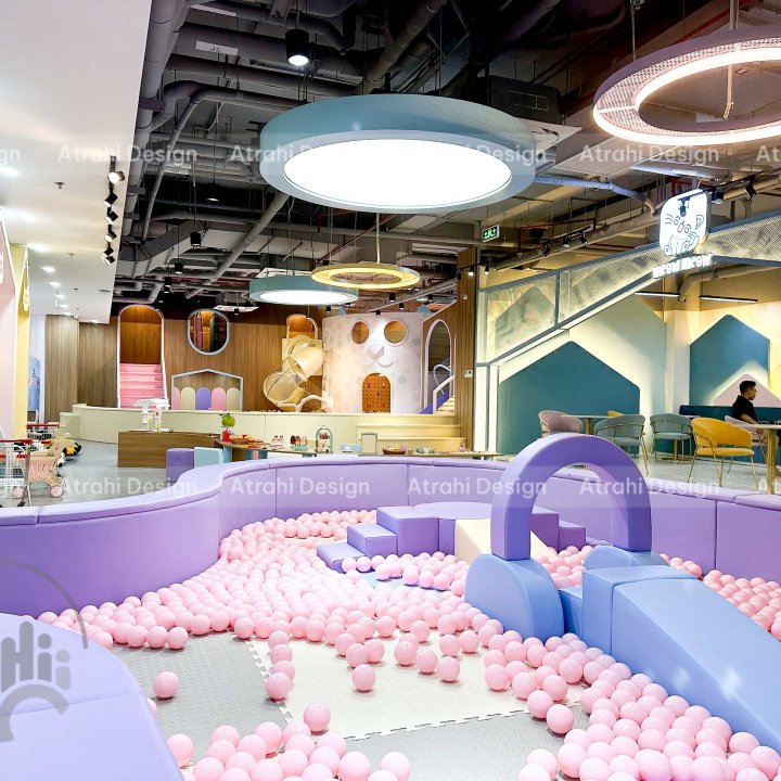 Thiết kế khu vui chơi trẻ em chủ đề mèo – Meow Meow Kids Cafe Quận 4 11