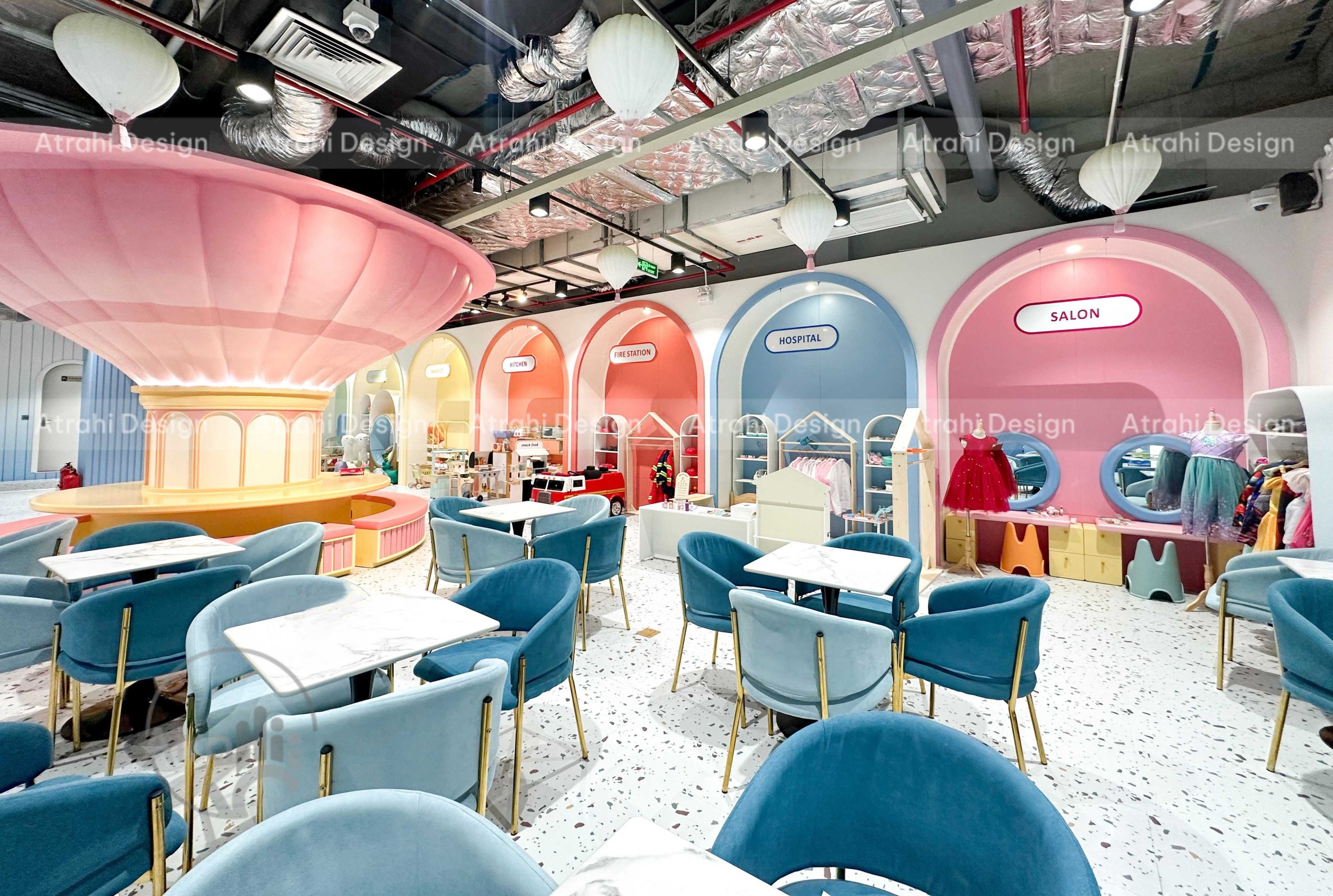 Dự án khu vui chơi trẻ em Kids Camp Plus – Atrahi Design thiết kế & thi công trọn gói