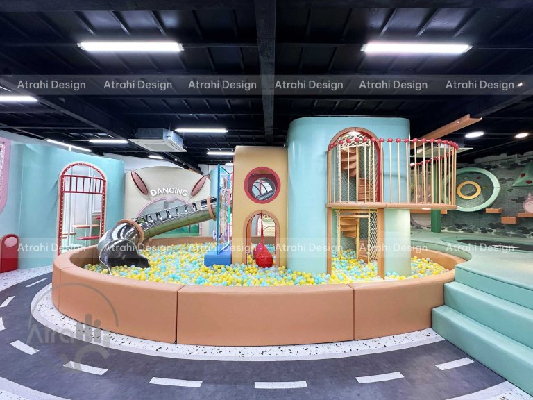Thiết kế khu vui chơi đẹp – Dự án khu vui chơi Ngọc Phát Kidsplay Café 3