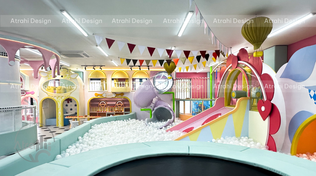 Thiết kế khu vui chơi chủ đề rạp xiếc – Cam Be Bé Kidsplay Cafe