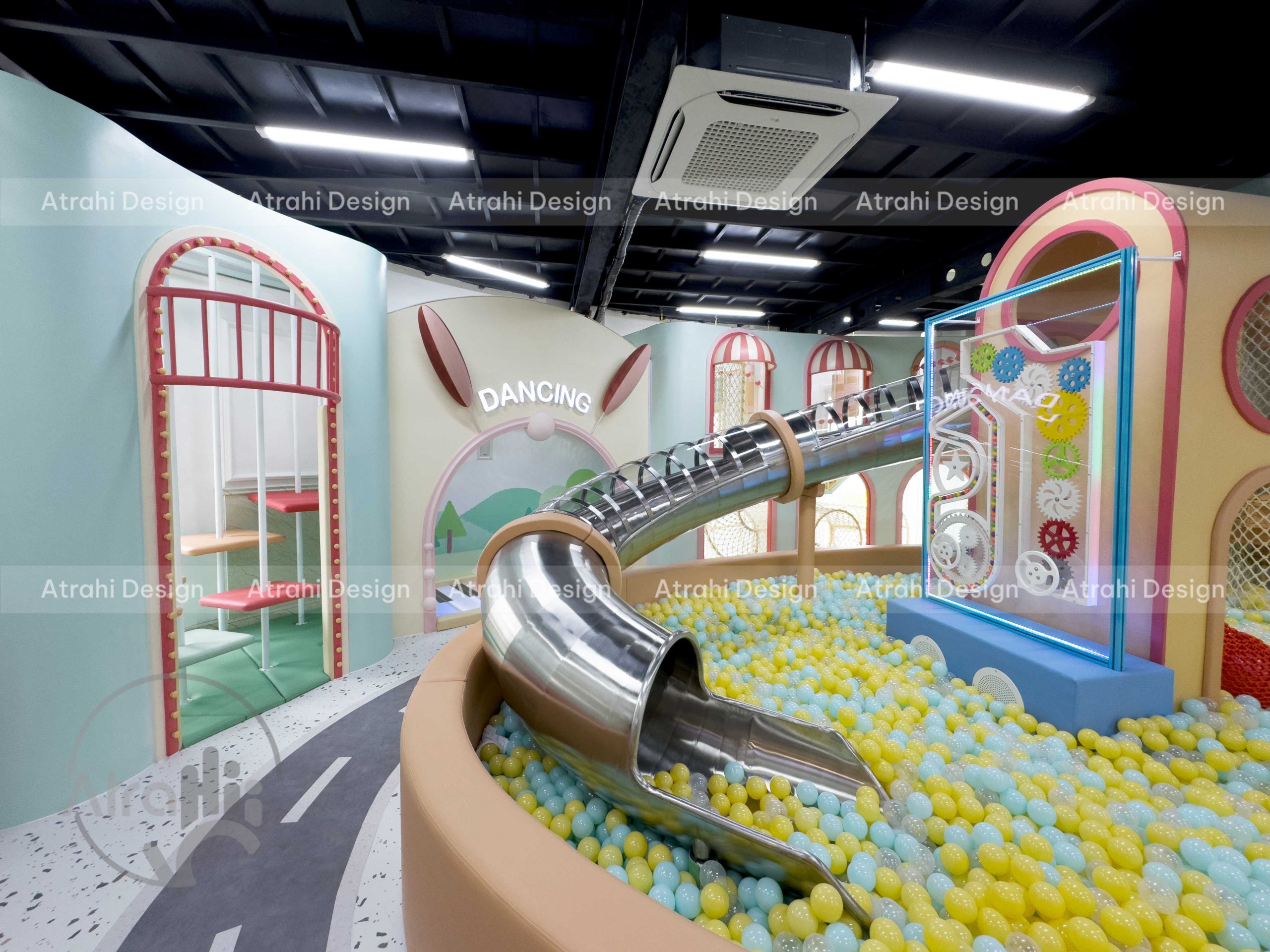 Thiết kế khu vui chơi đẹp – Dự án khu vui chơi Ngọc Phát Kidsplay Café