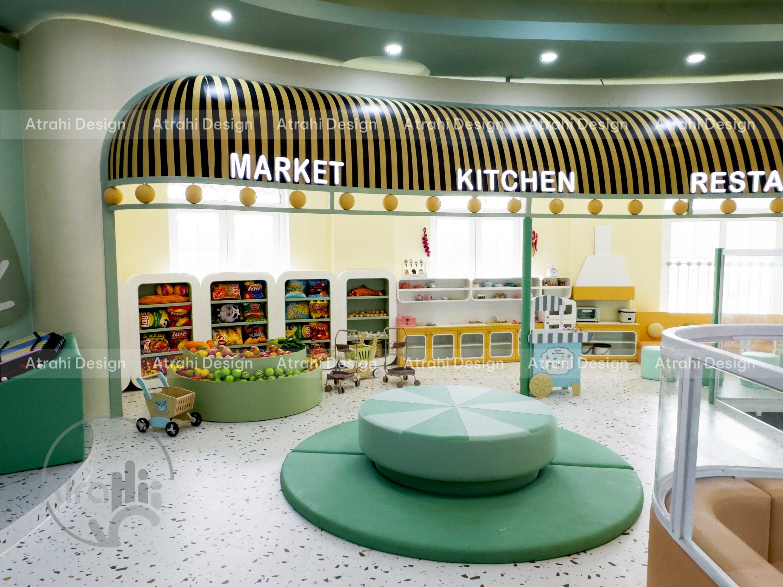 Thiết kế khu vui chơi đẹp – Dự án khu vui chơi Ngọc Phát Kidsplay Café