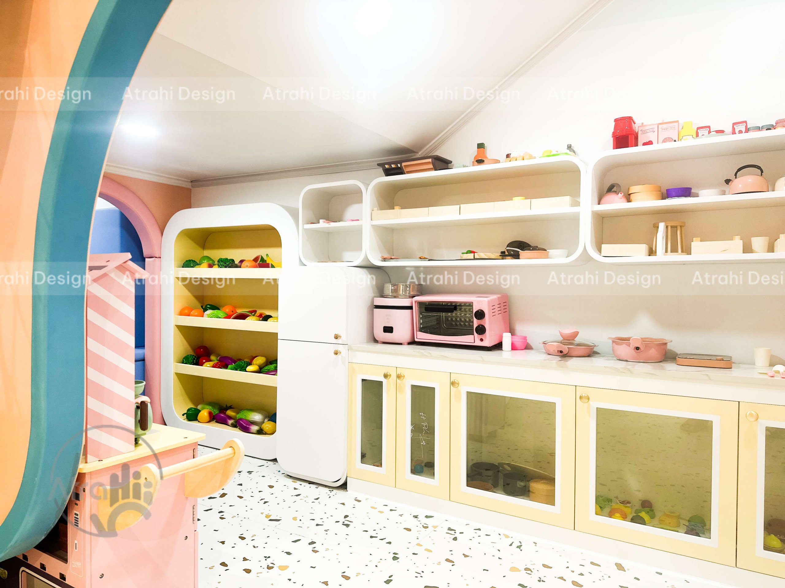 Thiết kế kids cafe trọn gói TiGold Kids Cafe – Không gian đại dương sáng tạo tại Gò Vấp