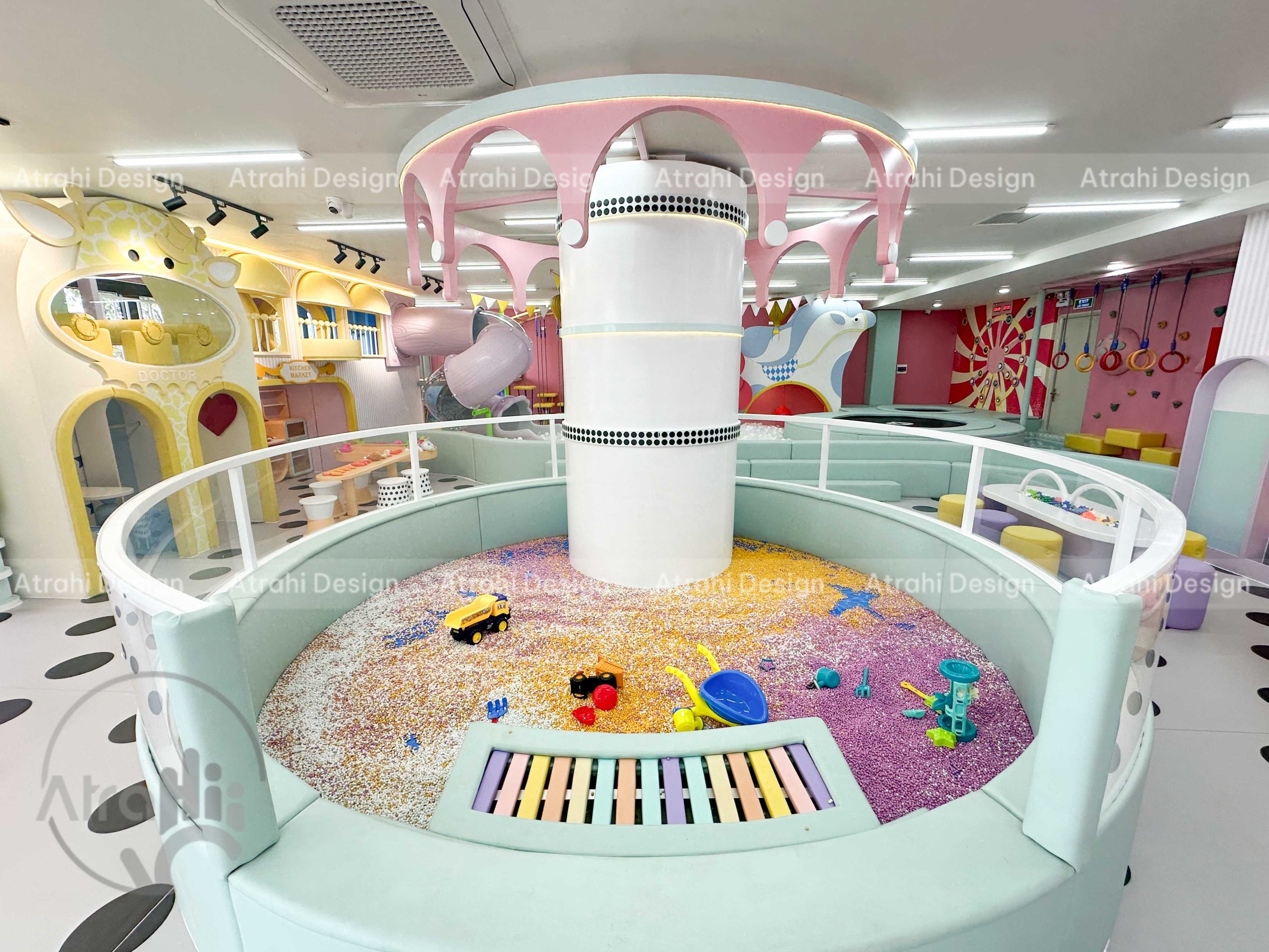 Thiết kế khu vui chơi chủ đề rạp xiếc – Cam Be Bé Kidsplay Cafe