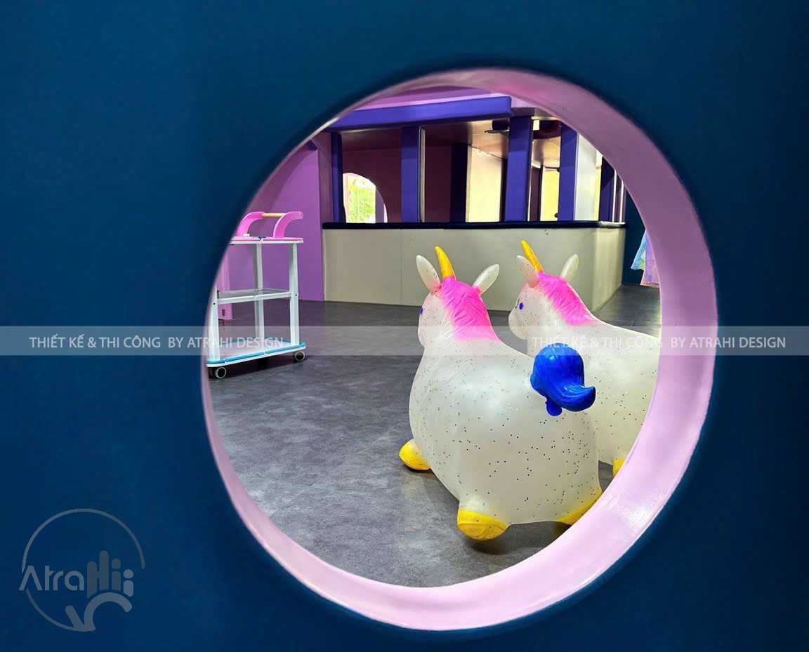 Atrahi Kidsplay & Legend Art – Khu vui chơi trẻ em trong nhà giàu tính nghệ thuật