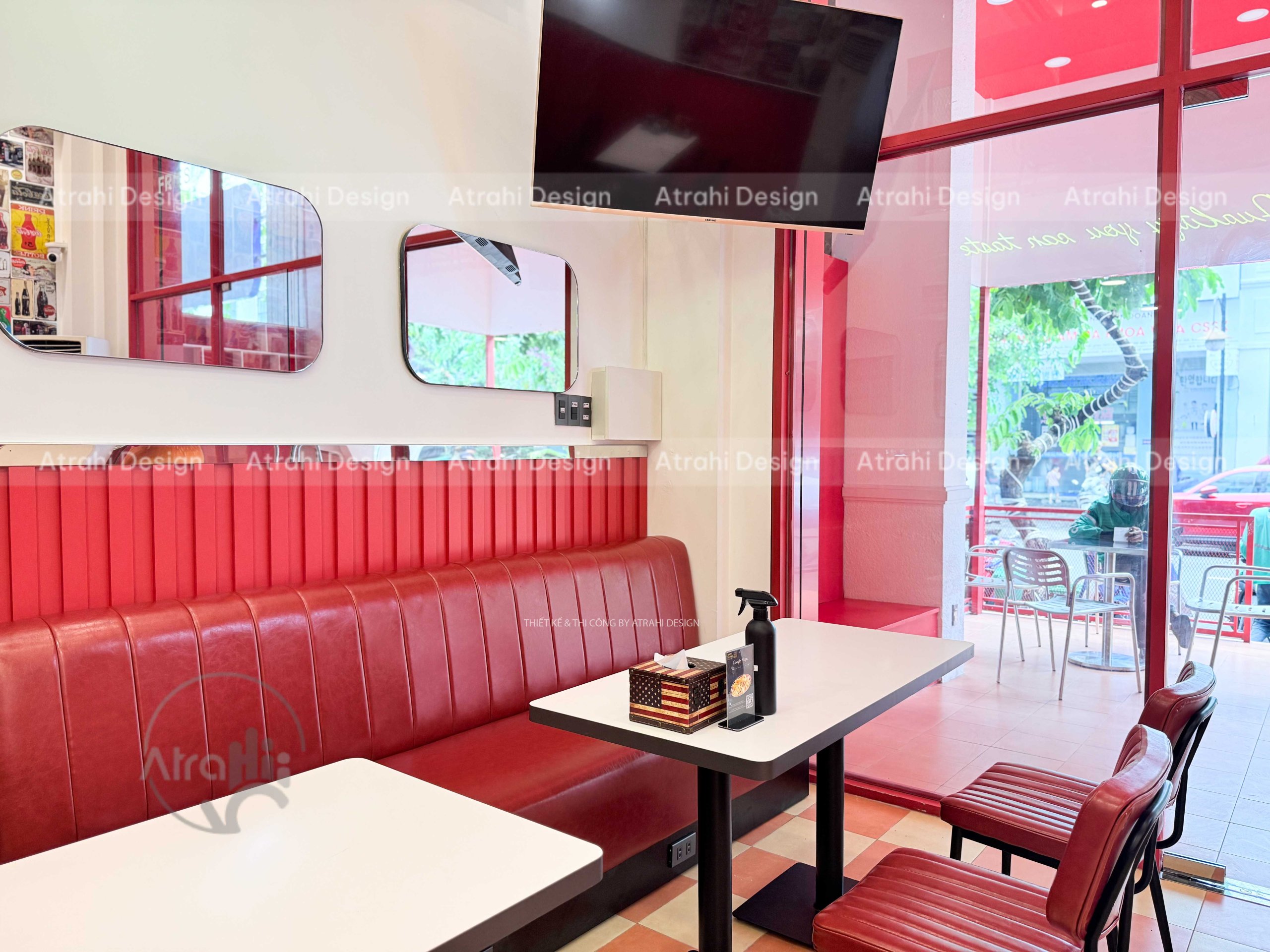 Thiết kế nhà hàng burger Back’s Burger – Không gian Âu Mỹ hiện đại giữa lòng Quận 7