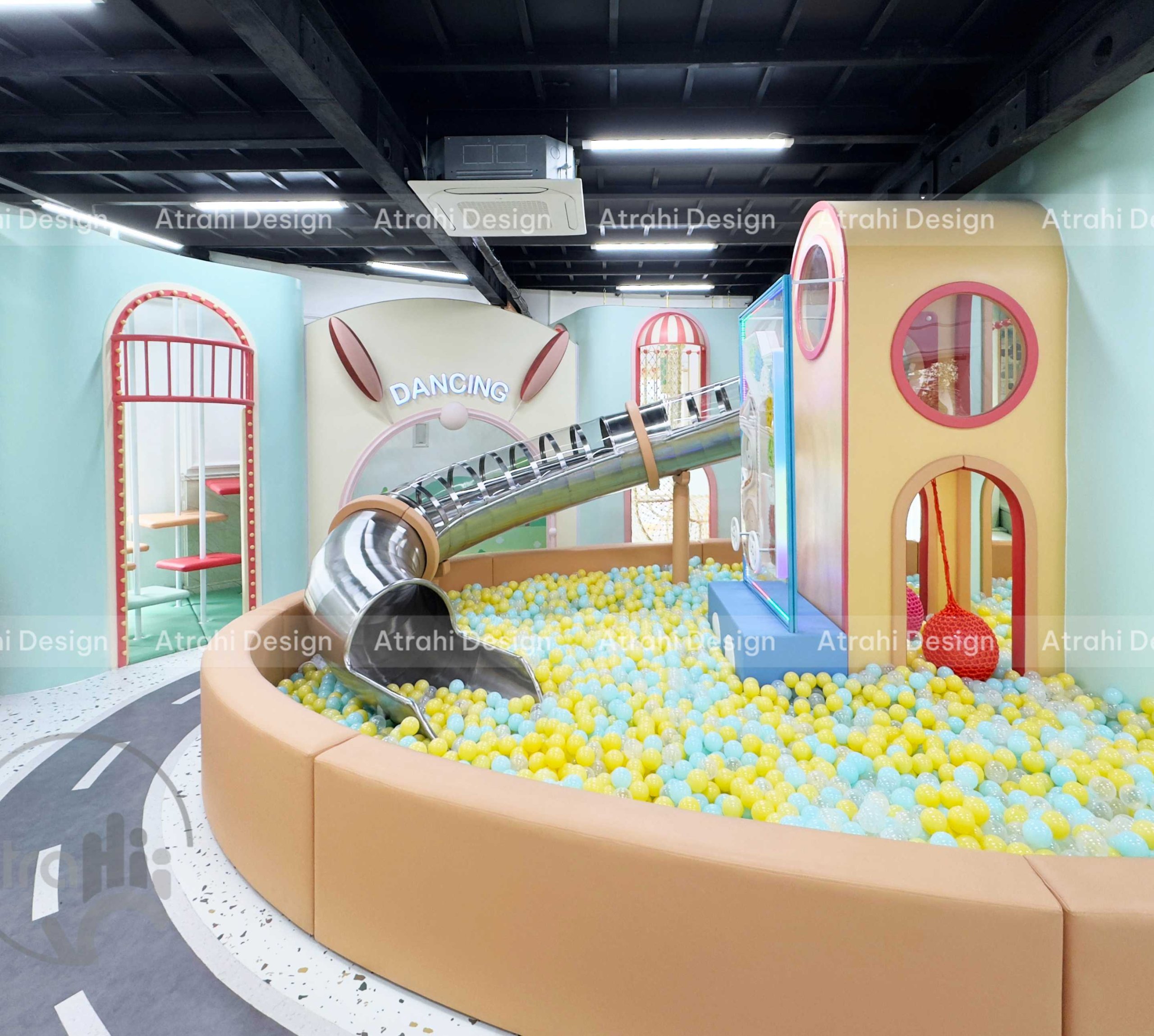 Thiết kế khu vui chơi đẹp – Dự án khu vui chơi Ngọc Phát Kidsplay Café