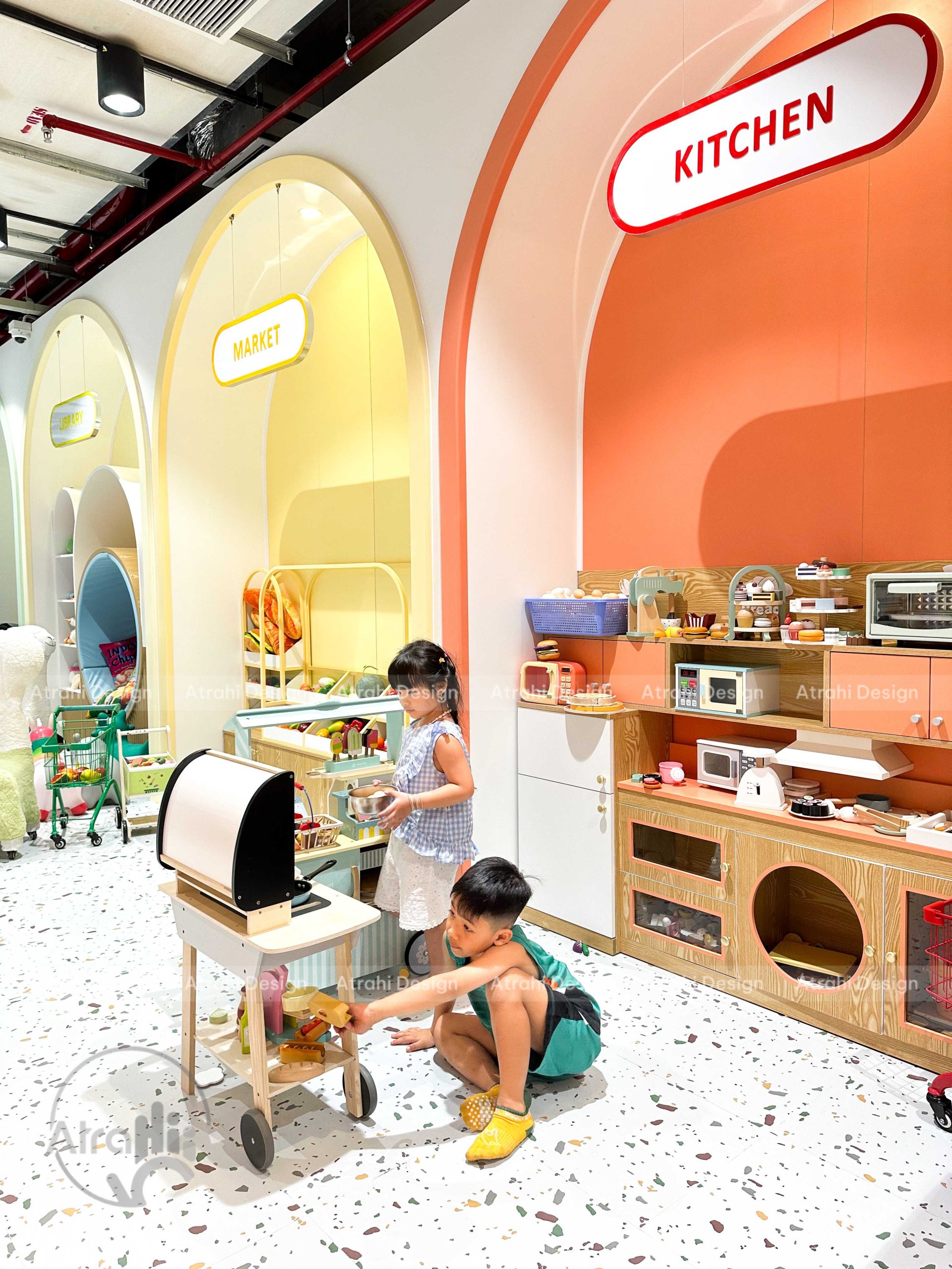 Dự án khu vui chơi trẻ em Kids Camp Plus – Atrahi Design thiết kế & thi công trọn gói