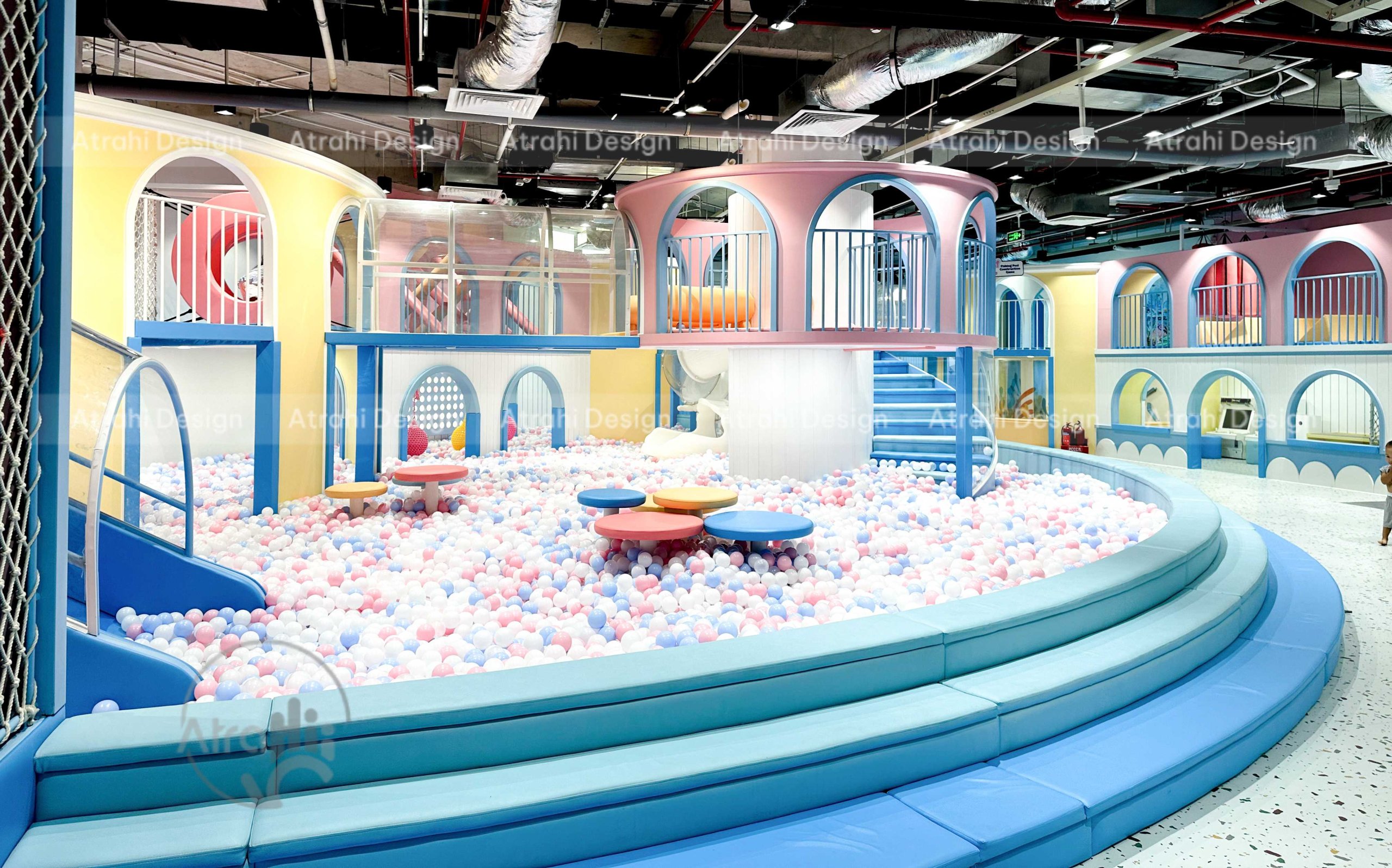 Dự án khu vui chơi trẻ em Kids Camp Plus – Atrahi Design thiết kế & thi công trọn gói