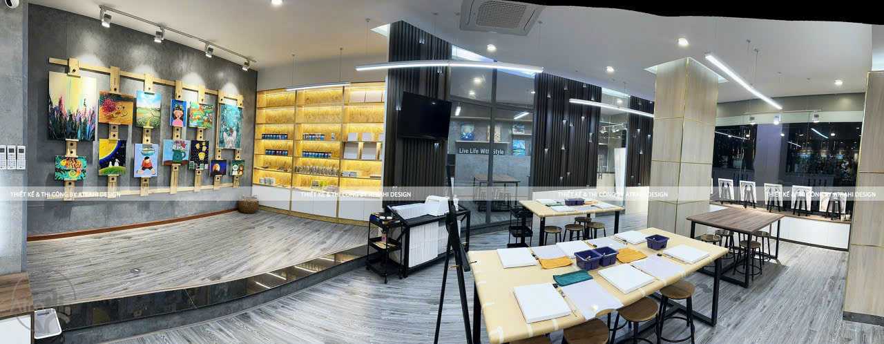 Atrahi Kidsplay & Legend Art – Khu vui chơi trẻ em trong nhà giàu tính nghệ thuật