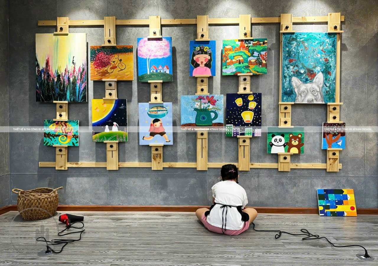 Atrahi Kidsplay & Legend Art – Khu vui chơi trẻ em trong nhà giàu tính nghệ thuật