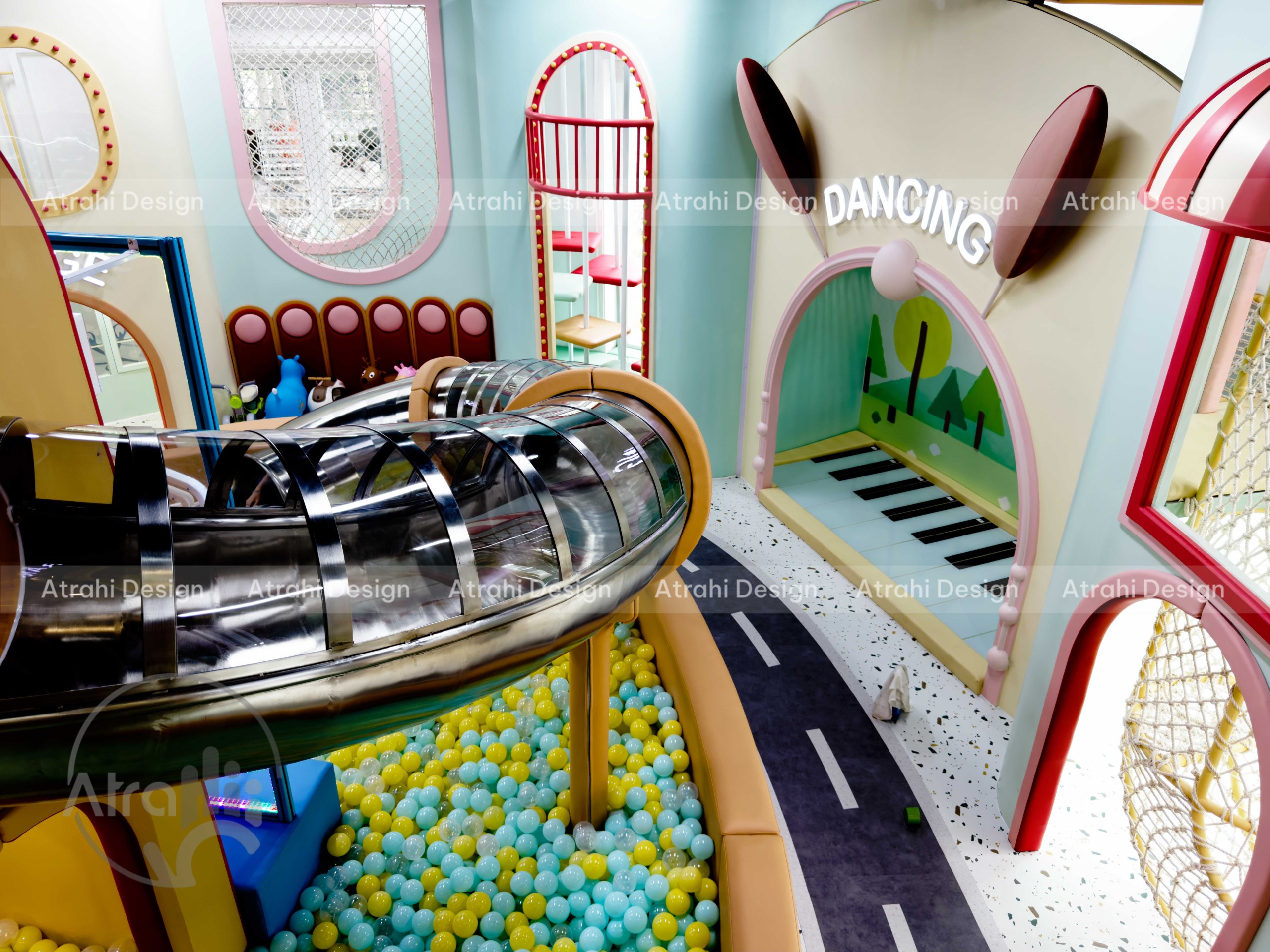 Thiết kế khu vui chơi đẹp – Dự án khu vui chơi Ngọc Phát Kidsplay Café