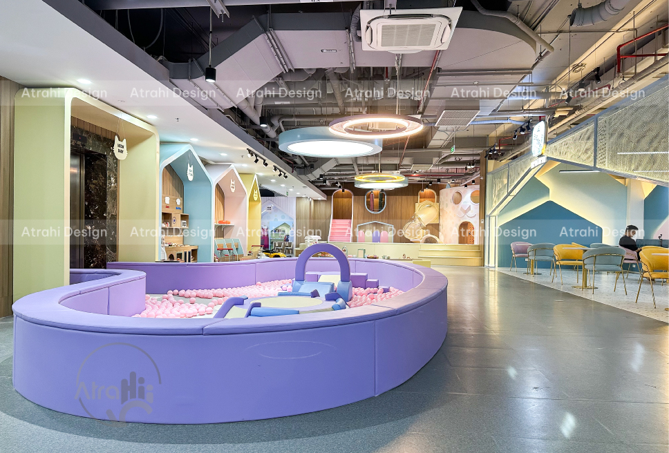 Thiết kế khu vui chơi trẻ em chủ đề mèo – Meow Meow Kids Cafe Quận 4