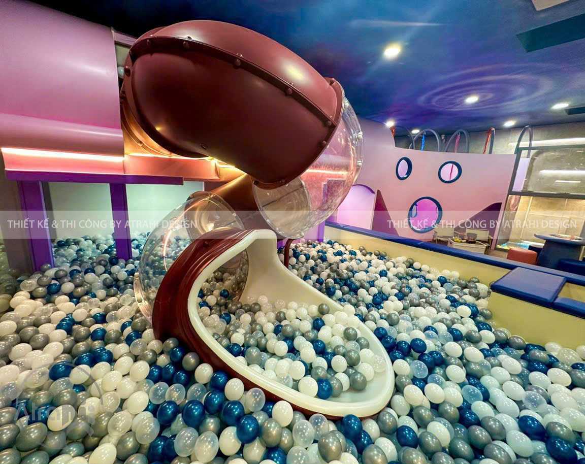 Atrahi Kidsplay & Legend Art – Khu vui chơi trẻ em trong nhà giàu tính nghệ thuật