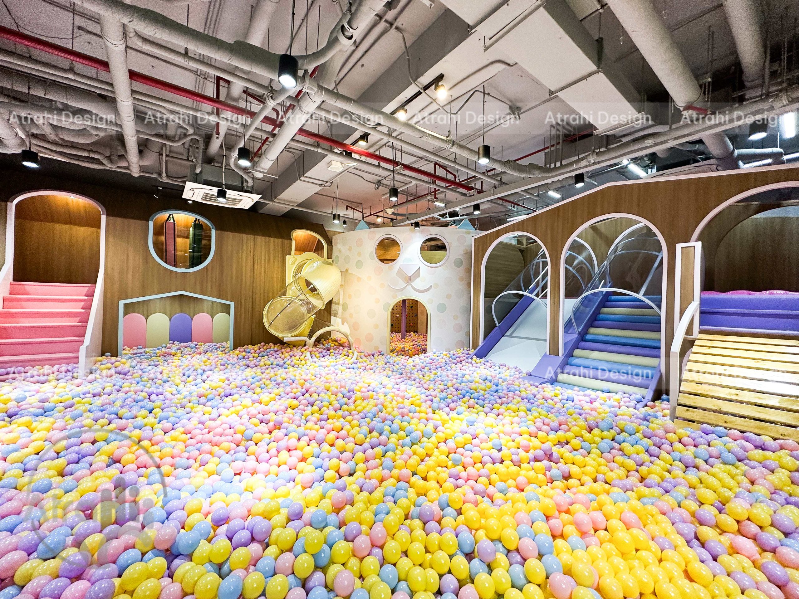 Thiết kế khu vui chơi trẻ em chủ đề mèo – Meow Meow Kids Cafe Quận 4