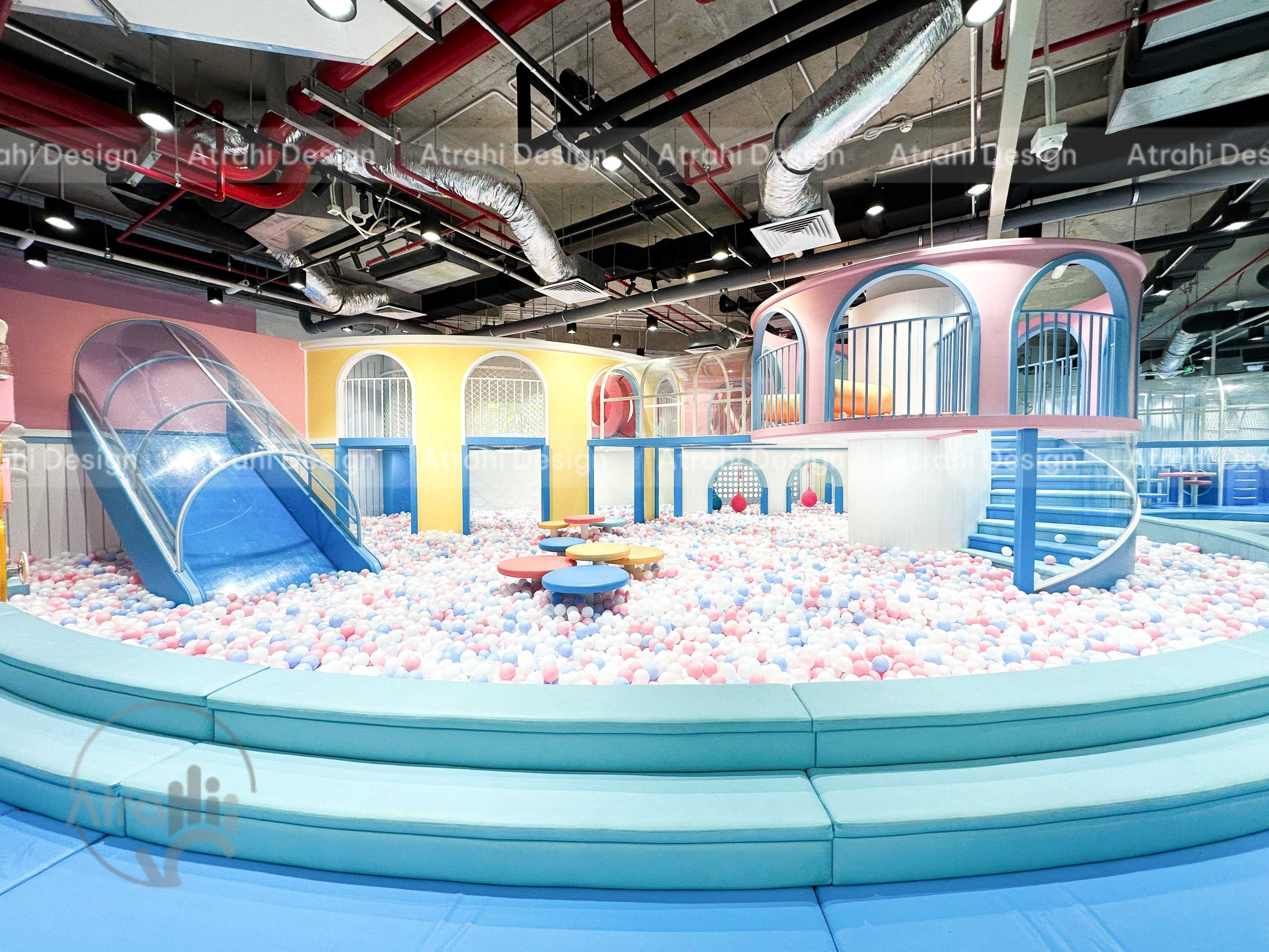 Dự án khu vui chơi trẻ em Kids Camp Plus – Atrahi Design thiết kế & thi công trọn gói