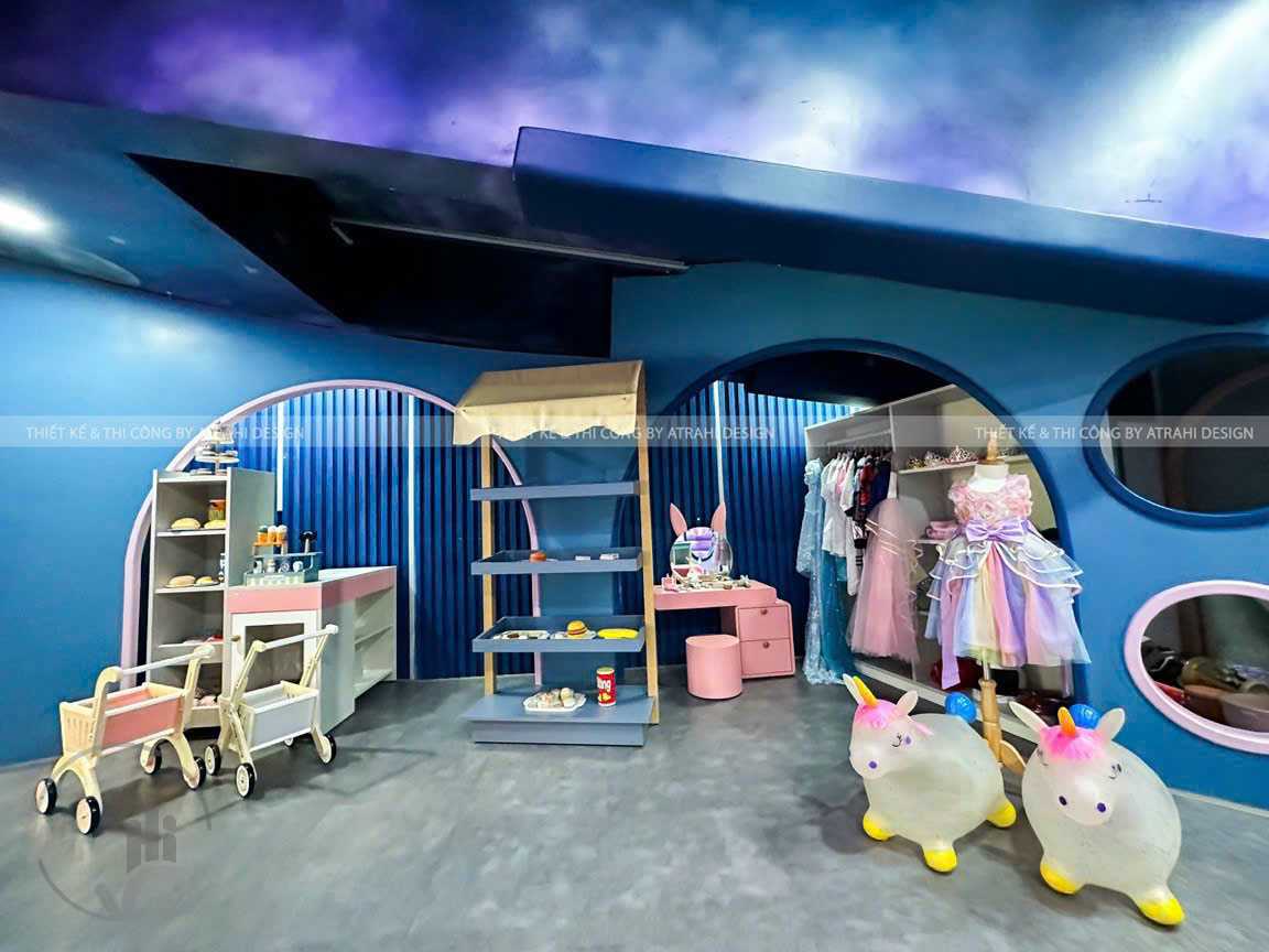 Atrahi Kidsplay & Legend Art – Khu vui chơi trẻ em trong nhà giàu tính nghệ thuật