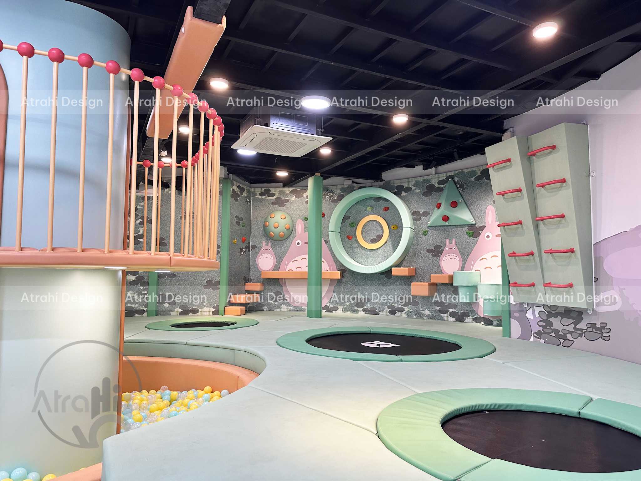 Thiết kế khu vui chơi đẹp – Dự án khu vui chơi Ngọc Phát Kidsplay Café