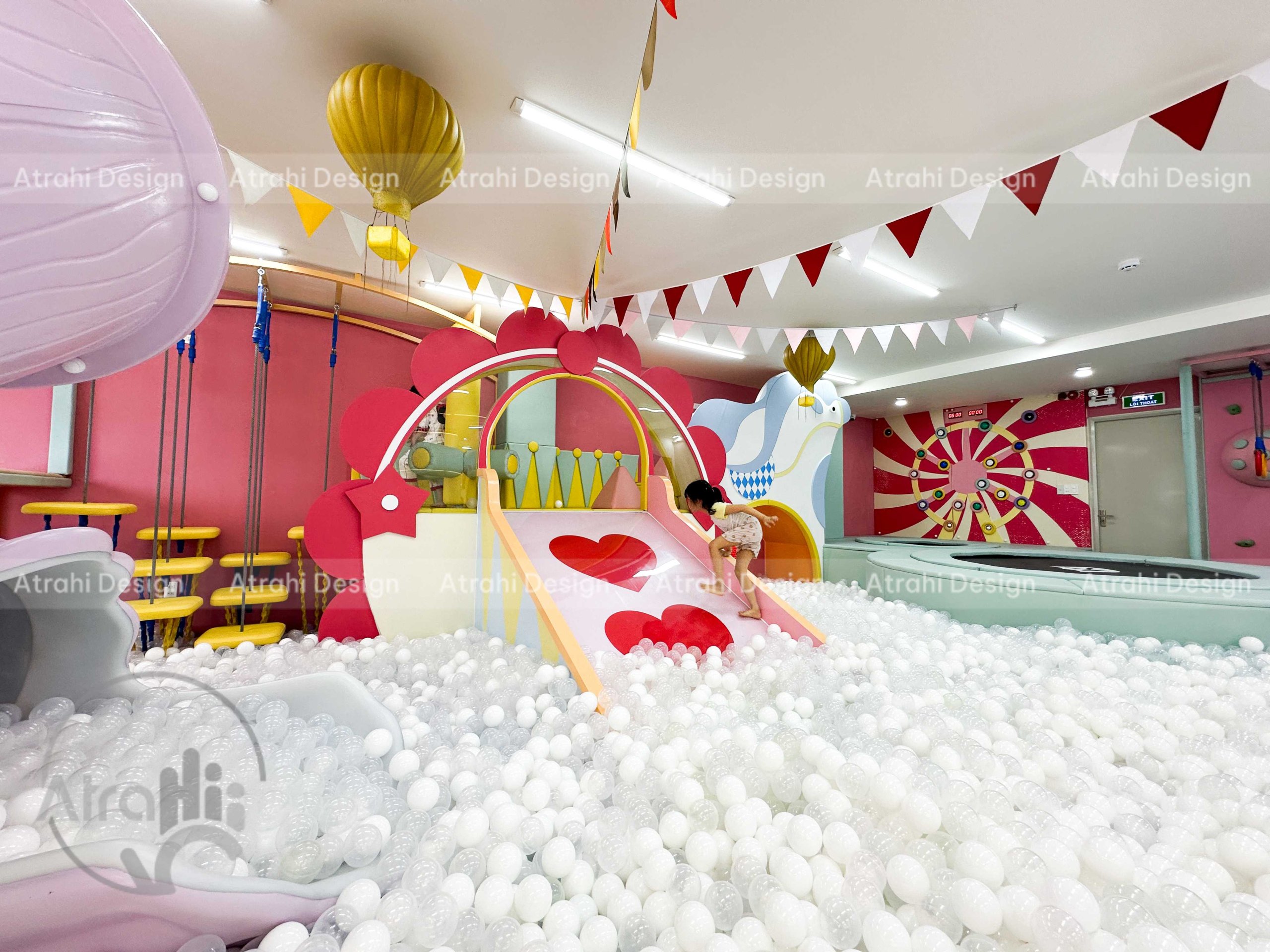 Thiết kế khu vui chơi chủ đề rạp xiếc – Cam Be Bé Kidsplay Cafe
