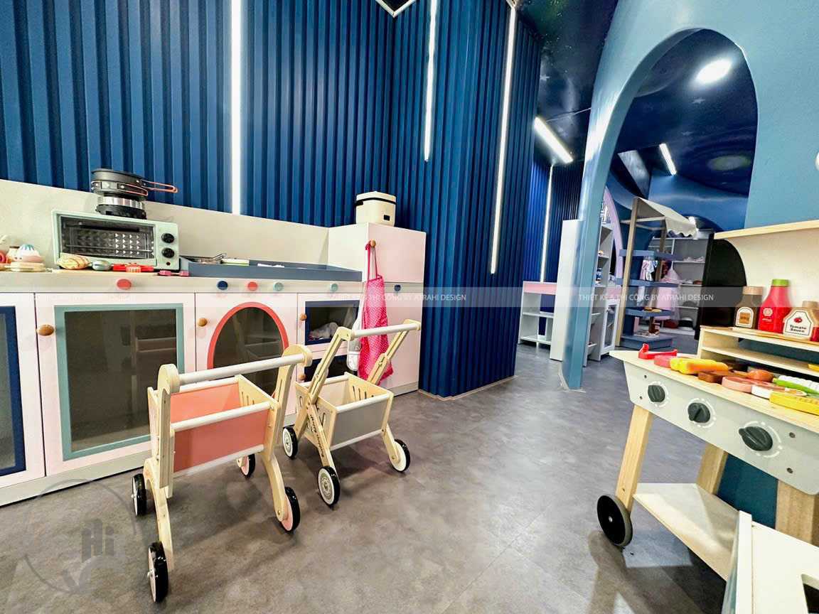 Atrahi Kidsplay & Legend Art – Khu vui chơi trẻ em trong nhà giàu tính nghệ thuật