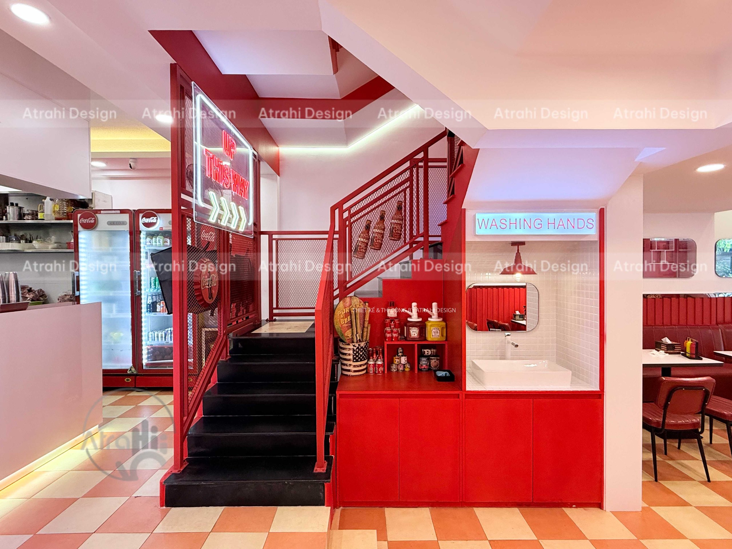 Thiết kế nhà hàng burger Back’s Burger – Không gian Âu Mỹ hiện đại giữa lòng Quận 7