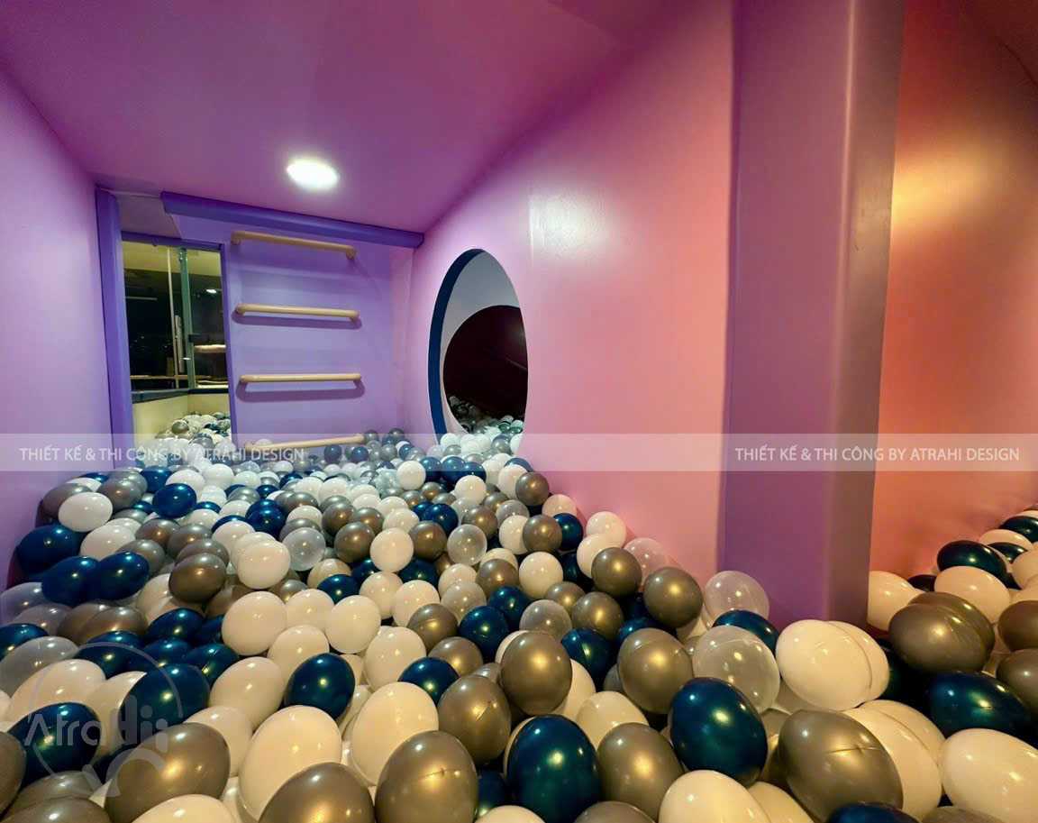 Atrahi Kidsplay & Legend Art – Khu vui chơi trẻ em trong nhà giàu tính nghệ thuật