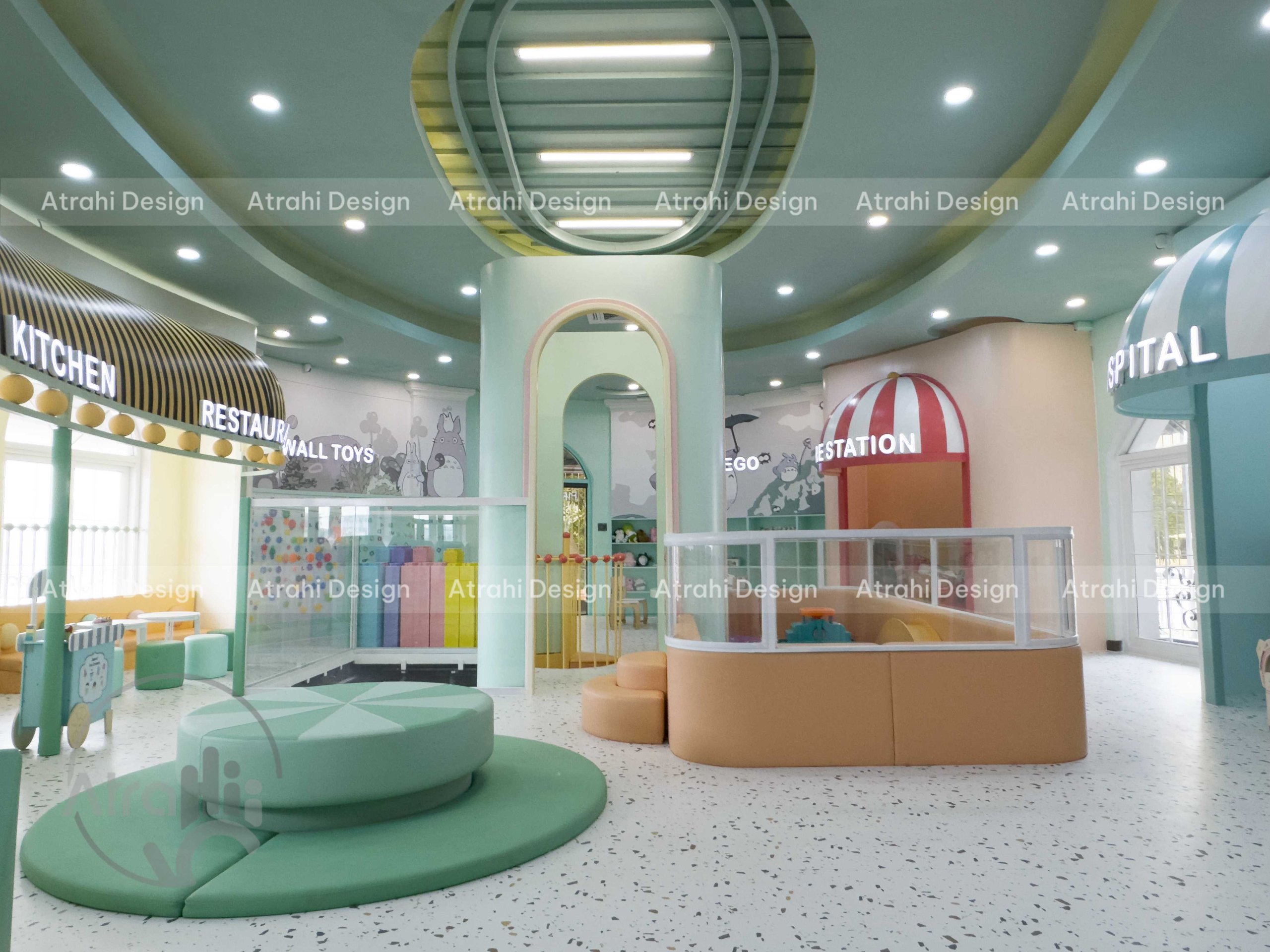Thiết kế khu vui chơi đẹp – Dự án khu vui chơi Ngọc Phát Kidsplay Café