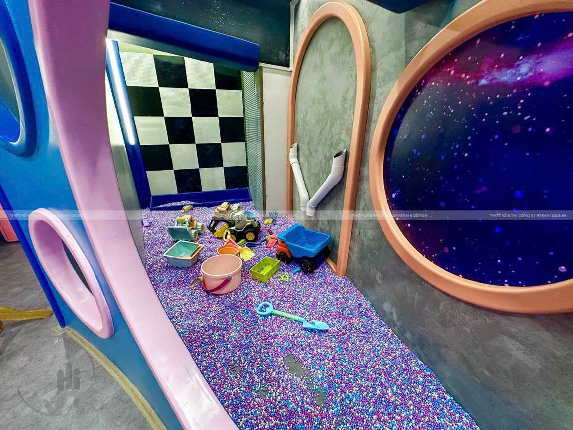 Atrahi Kidsplay & Legend Art – Khu vui chơi trẻ em trong nhà giàu tính nghệ thuật