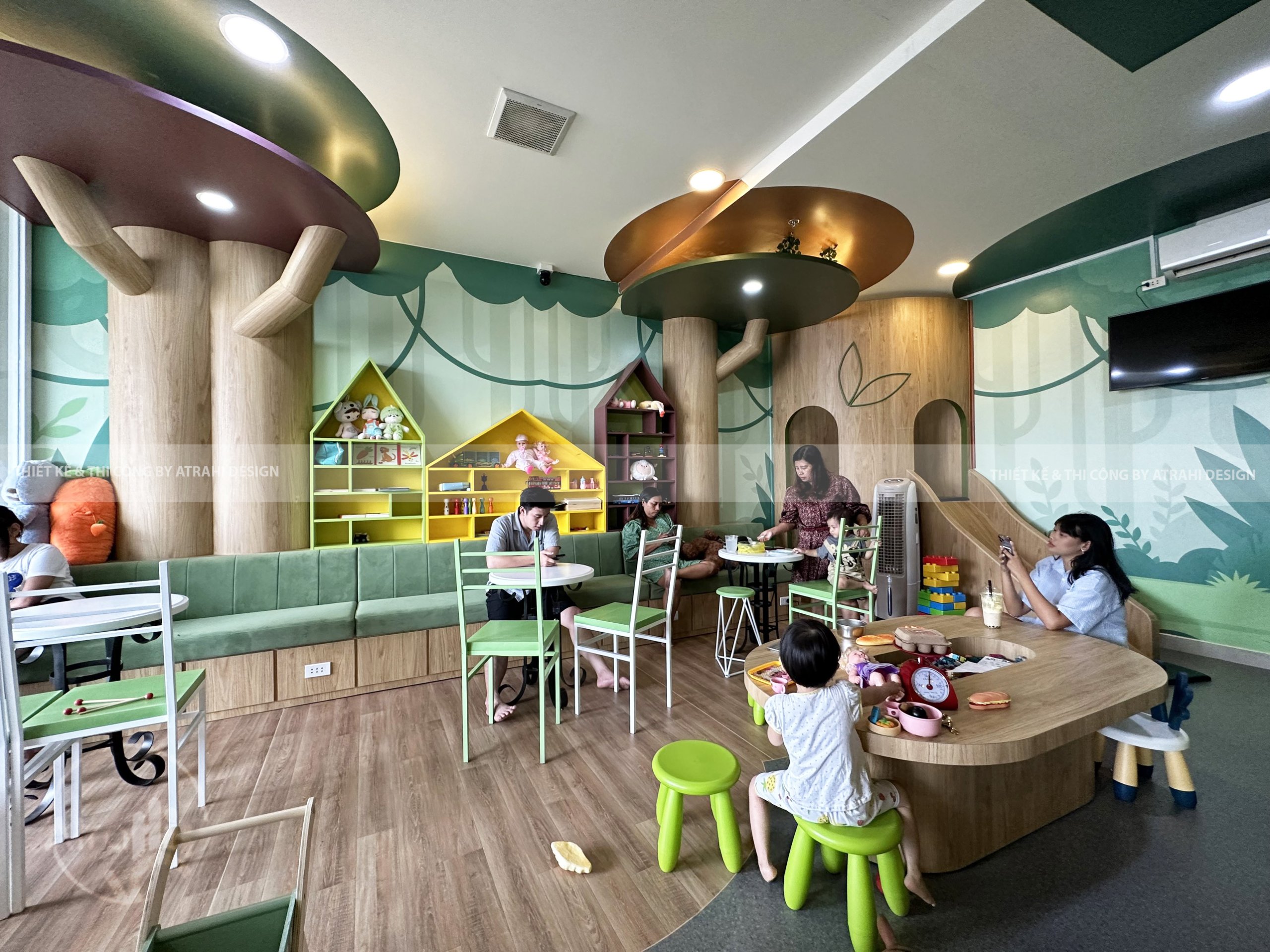 Khu vui chơi tại quận 9 – Lapin Kids Cafe do Atrahi Design thực hiện