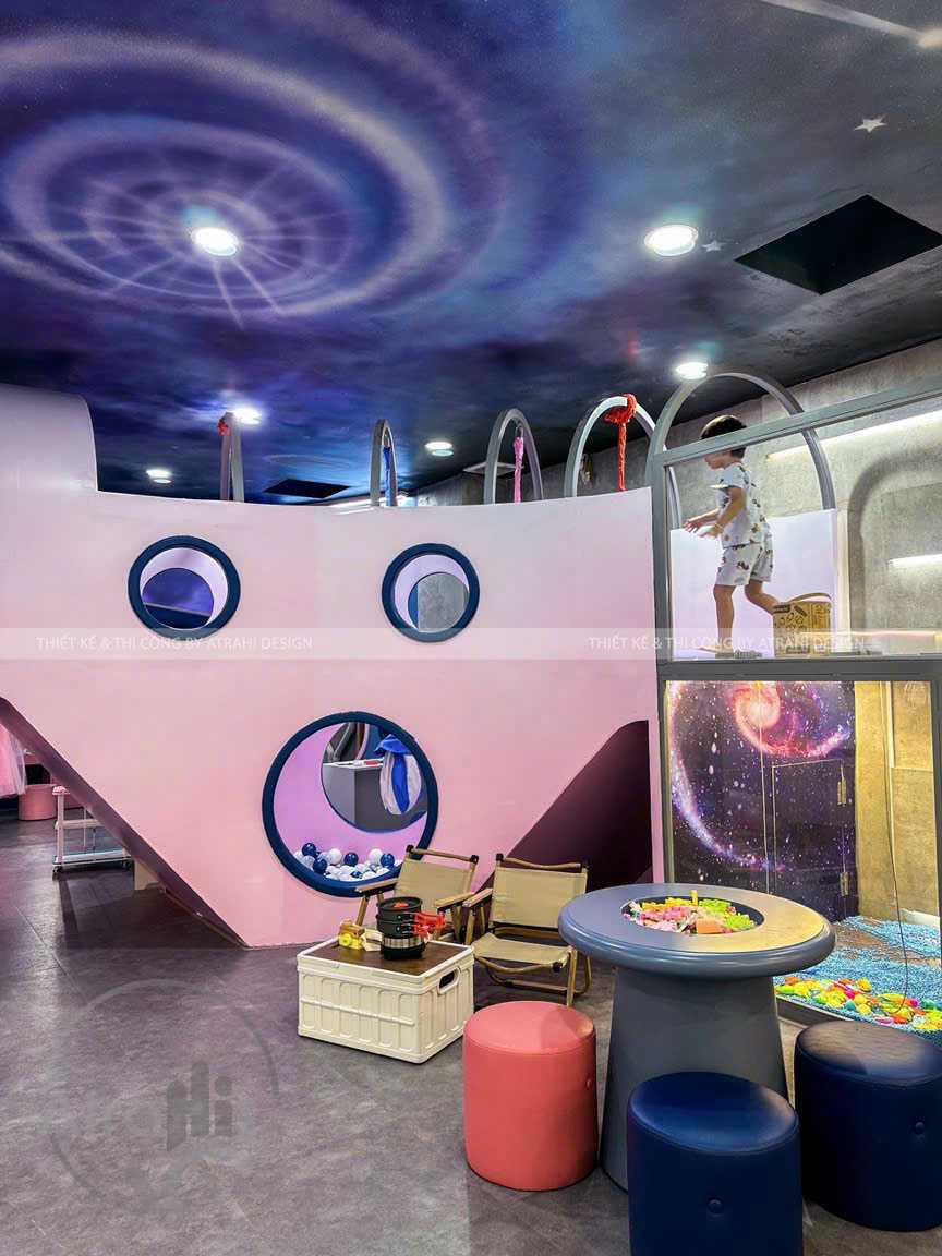 Atrahi Kidsplay & Legend Art – Khu vui chơi trẻ em trong nhà giàu tính nghệ thuật